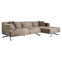 Richmond 3-zits Loungebank Donavan Chenille - Taupe