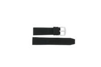 Horlogeband Universeel JD005 Silicoon Zwart 18mm