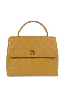 CHANEL Pre-Owned sac à main matelassé Kelly (2000) - Tons neutres