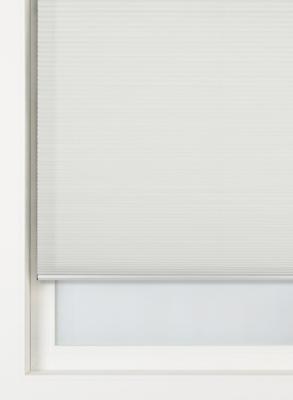 HEMA Plisse dubbel lichtdoorlatend witte achterzijde wit (wit)