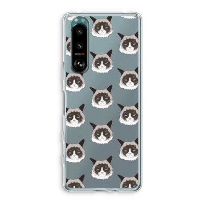 It's a Purrr Case: Sony Xperia 5 III Transparant Hoesje