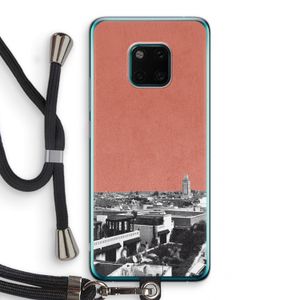 Marrakech Skyline : Huawei Mate 20 Pro Transparant Hoesje met koord