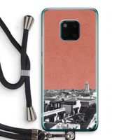 Marrakech Skyline : Huawei Mate 20 Pro Transparant Hoesje met koord
