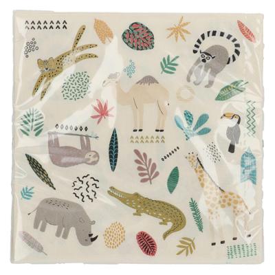 Folat BV Servetten wilde dieren 20st.