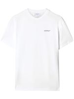 Off-White t-shirt en coton à fleurs - Blanc