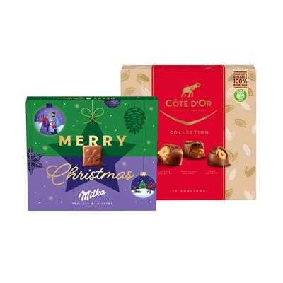 Merry Christmas pralines pakket - 245g