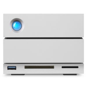 LaCie 2big Dock Thunderbolt 3 disk array 8 TB Desktop Grijs LaCie 2big Dock Thunderbolt 3 disk array 8 TB Desktop Grijs