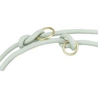 Trixie soft rope hondenriem verstelbaar saliegroen / mint (200X1 CM) - thumbnail