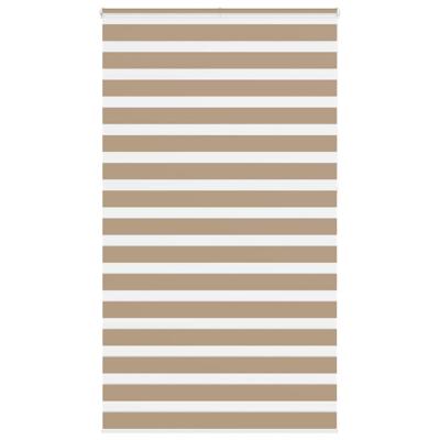 Zebra Blind 120x230 cm stofbreedte 115,9 cm polyester zandbruin