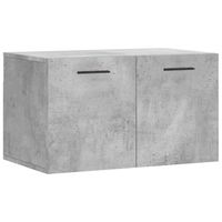 vidaXL Wandkast 60x36,5x35 cm bewerkt hout betongrijs - thumbnail