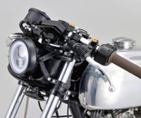 DAYTONA "dual-axis" koplamphouder bracket sh. aluminum 35mm sw adjustab