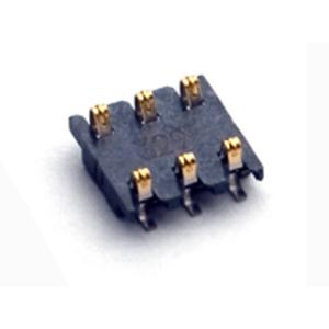 Molex 788641001 Compressieconnector Totaal aantal polen: 6 Rastermaat: 1.60 mm Inhoud: 1 stuk(s) Tape on Full reel