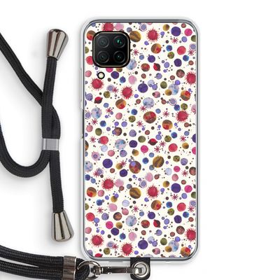 Planets Space: Huawei P40 Lite Transparant Hoesje met koord