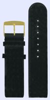 Horlogeband Tissot T600013555 Leder Zwart 22mm