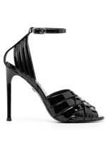 Roberto Cavalli escarpins en cuir verni - Noir