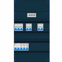 SEP 7 groepenkast 7 installaieautomaten B16 3 aardlekschakelaars 30mA 40A 3910243070