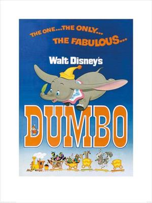 Kunstdruk Dumbo The Fabulous 60x80cm