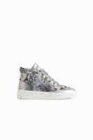 Hoge sneakers met schubbeneffect - MATERIAL FINISHES - 39