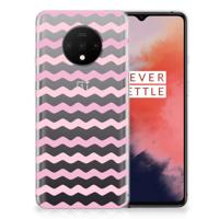 OnePlus 7T | TPU bumper | Waves Roze