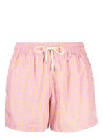 Arrels Barcelona short de bain à imprimé graphique - Rose