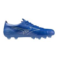 Mizuno Alpha Elite Gras Voetbalschoenen (FG) Blauw Wit Goud