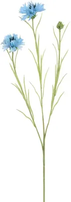 Pure Royal kunsttak korenbloem 66cm lichtblauw