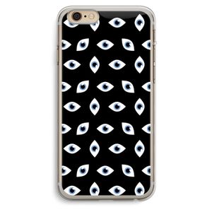 Eyes pattern: iPhone 6 Plus / 6S Plus Transparant Hoesje