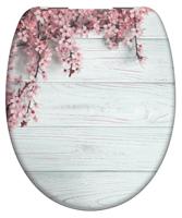 Schutte Duroplast WC-bril FLOWERS&WOOD met soft-close 82197