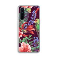 Papegaaien: OnePlus Nord Transparant Hoesje