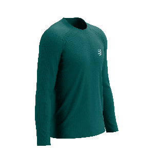 Compressport Performance ls tshirt heren - GROEN - Heren