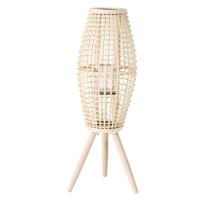 Boltze Home Windlicht Katalena Rattan 26xh67cm - thumbnail