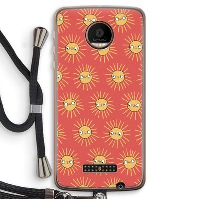 Zon: Motorola Moto Z Force Transparant Hoesje met koord