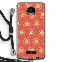 Zon: Motorola Moto Z Force Transparant Hoesje met koord