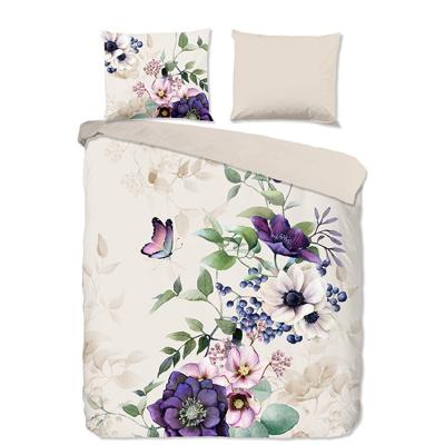Dekbedovertrek Dinda Natuur & Bloemen & Dieren 140x200 Cm Pure - Dekbed-Discounter.nl