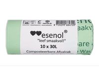 Leef Smaakvol Esenol Composteerbare afvalzakken 30 liter - 1 rol van10st