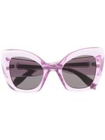 Alexander McQueen Eyewear lunettes de soleil teintées à monture papillon - Violet