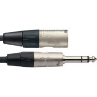 Stagg NAC3PSXMR XLR male - jack male stereo 3 meter