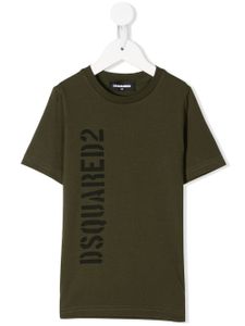 DSQUARED2 KIDS t-shirt à logo imprimé - Vert