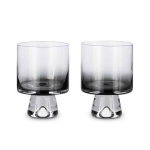 Tom Dixon Tank Low Ball glas set van 2 zwart