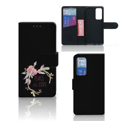 Huawei P40 Leuk Hoesje Boho Text Huawei P40 Leuk Hoesje Boho Text