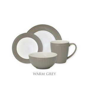 GreenGate Alice Warm Grijs Serviesset 4-delig