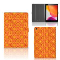 iPad 10.2 2019 | iPad 10.2 2020 | 10.2 2021 Tablet Hoes Batik Oranje iPad 10.2 2019 | iPad 10.2 2020 | 10.2 2021 Tablet Hoes Batik Oranje