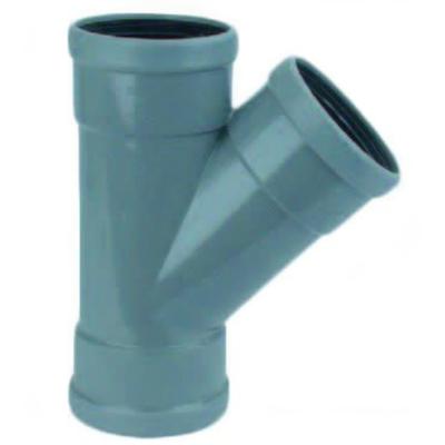 Wavin PVC T-Stuk 45 Graden Manchet 110 mm - Duurzame Leidingverbinding