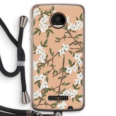 Blossoming spring: Motorola Moto Z Force Transparant Hoesje met koord