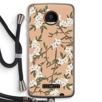 Blossoming spring: Motorola Moto Z Force Transparant Hoesje met koord