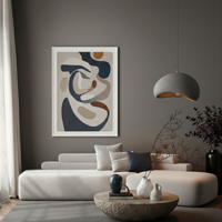 Lyora Natuurlijke hanglampAere grijs 40cm - 9002671