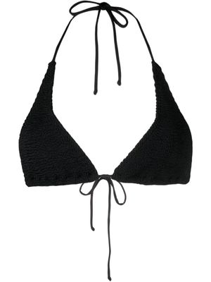 Bond-eye haut de bikini Sofie à bonnets triangles - Noir