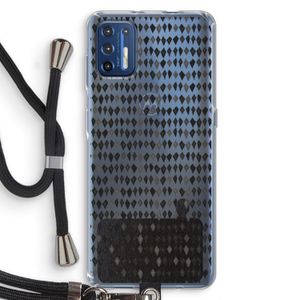 Crazy shapes: Motorola Moto G9 Plus Transparant Hoesje met koord