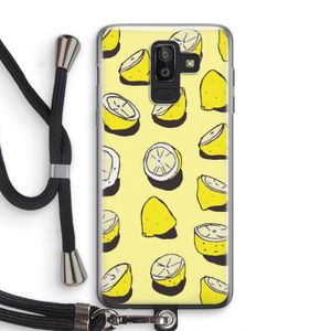 When Life Gives You Lemons...: Samsung Galaxy J8 (2018) Transparant Hoesje met koord