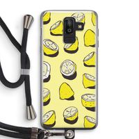 When Life Gives You Lemons...: Samsung Galaxy J8 (2018) Transparant Hoesje met koord